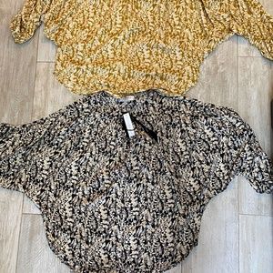 Two  Bohemian Style Tops New